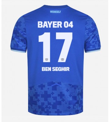 Bayer Leverkusen Eliesse Ben Seghir #17 Tredjetrøje 2025-26 Kortærmet